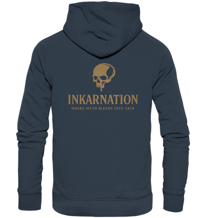 Hoodie „Inkanation  Schädelkunst - Organic Basic Hoodie