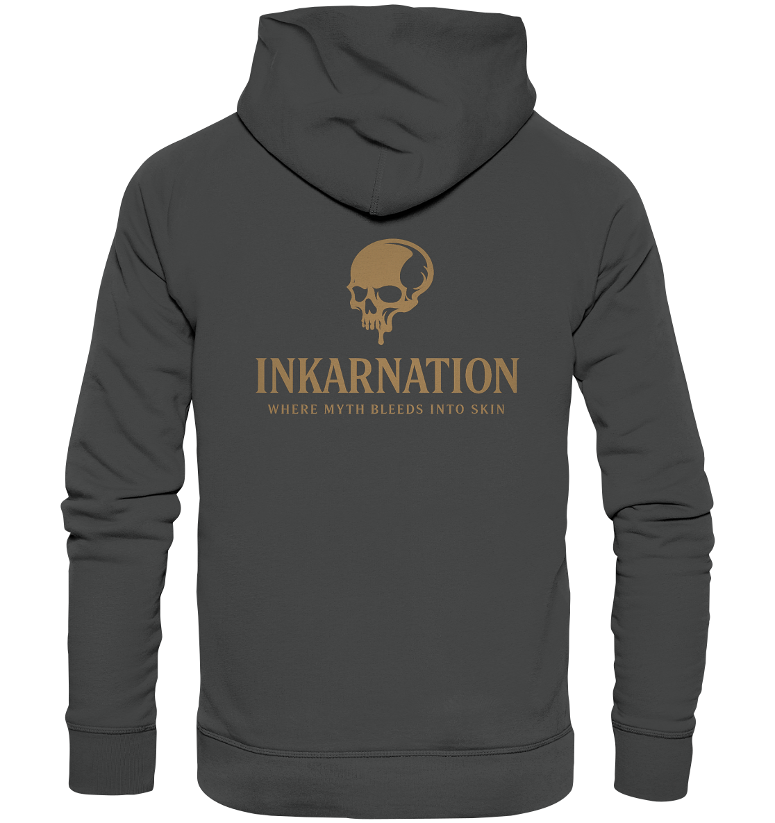Hoodie „Inkanation  Schädelkunst - Organic Basic Hoodie