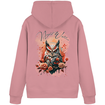 Bequemer Damen Organic Hoodie mit intensivem Dark-Art-Motiv und weicher Innenseite.