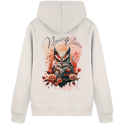 Bequemer Damen Organic Hoodie mit intensivem Dark-Art-Motiv und weicher Innenseite.