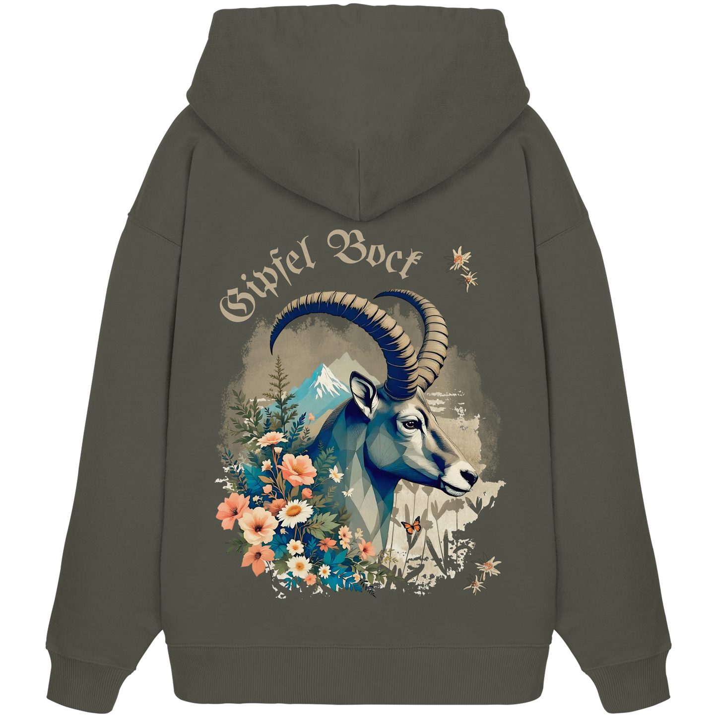 Gipfelbock Organic Oversize Hoodie