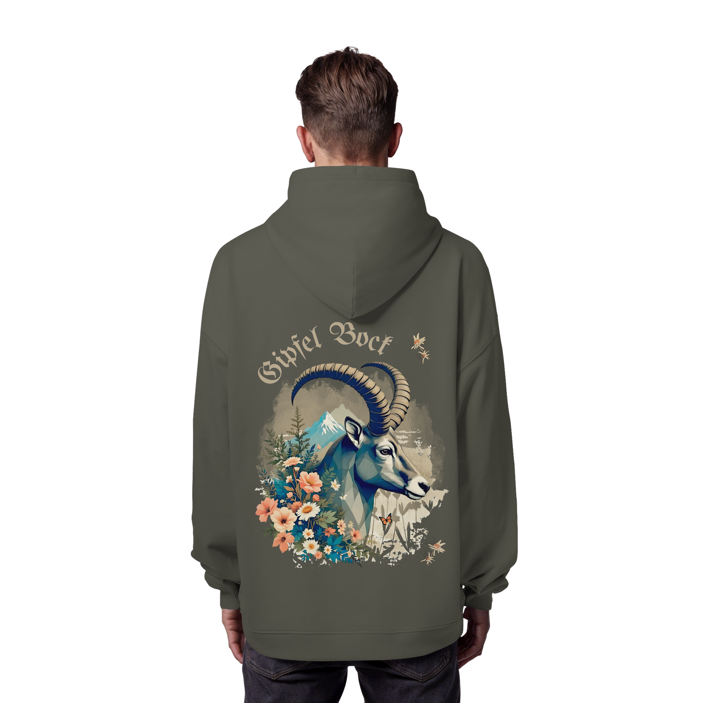 Gipfelbock Organic Oversize Hoodie