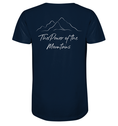 Bavarian Power -  Trendiges V-Neck Shirt, Lifestyle Fashion für Freizeit und Alltag