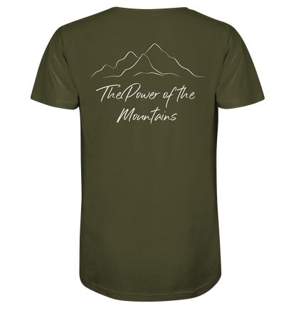 Bavarian Power -  Trendiges V-Neck Shirt, Lifestyle Fashion für Freizeit und Alltag