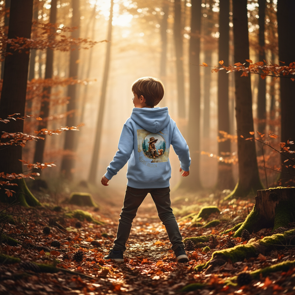 Kinder Hoodie Outdoor Abenteuer – Warme Freizeitmode für kleine Entdecker und Naturfreunde