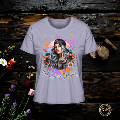 Ladies Organic Shirt – selbstbewusst, provokant & bunt, Streetwear mit Haltung