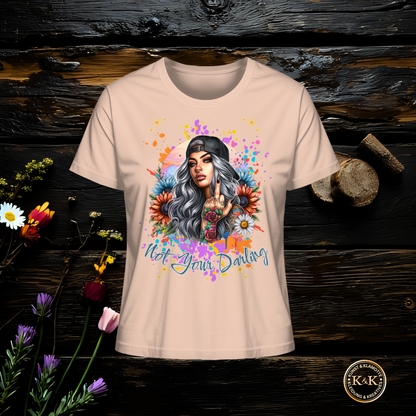 Ladies Organic Shirt – selbstbewusst, provokant & bunt, Streetwear mit Haltung