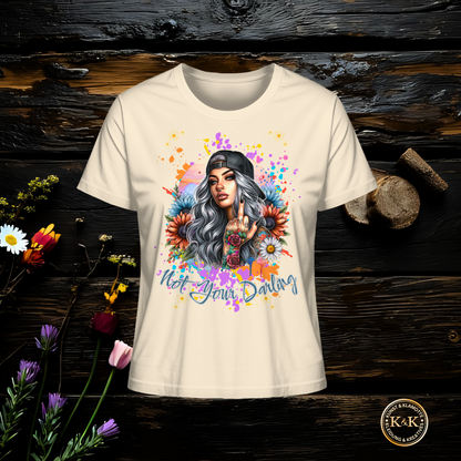 Ladies Organic Shirt – selbstbewusst, provokant & bunt, Streetwear mit Haltung