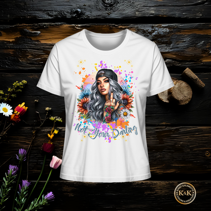 Ladies Organic Shirt – selbstbewusst, provokant & bunt, Streetwear mit Haltung