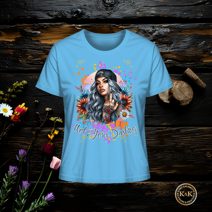 Ladies Organic Shirt – selbstbewusst, provokant & bunt, Streetwear mit Haltung