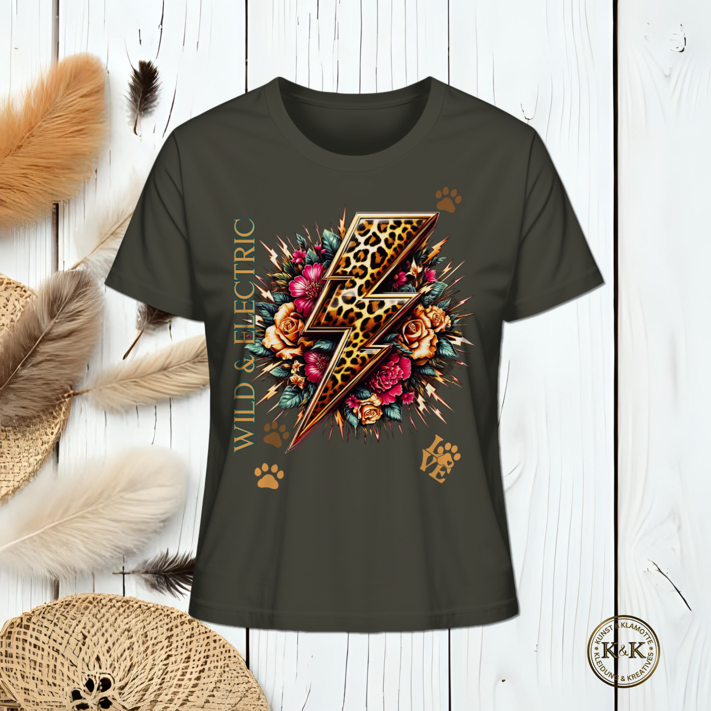 Ladies Organic Shirt für Powerfrauen – Rock Style, Festival Outfit, Boho Look