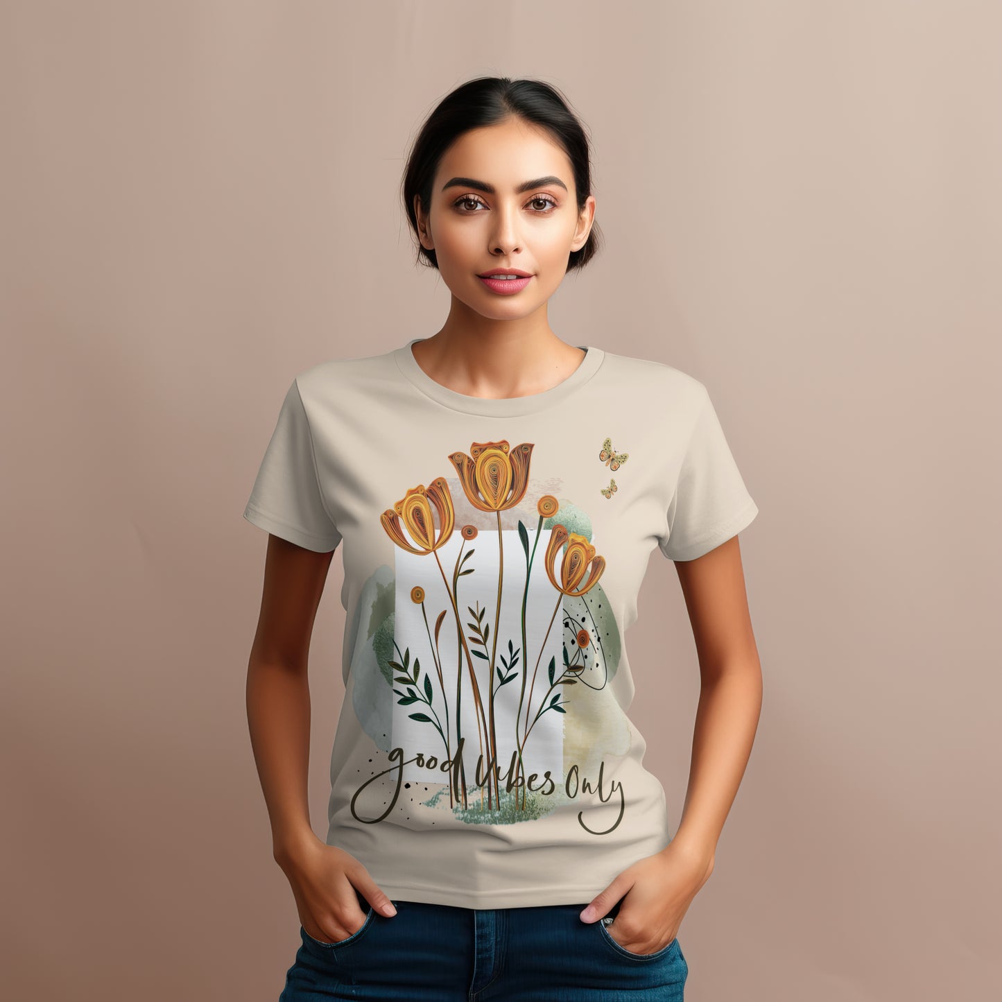 Good Vibes Only Shirt für Alltag & Freizeit