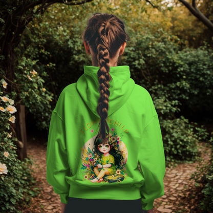 Boho Hoodie für Mädchen – Blumenkind Kapuzenpullover