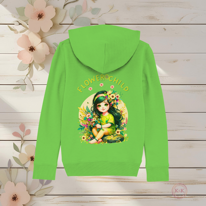 Boho Hoodie für Mädchen – Blumenkind Kapuzenpullover