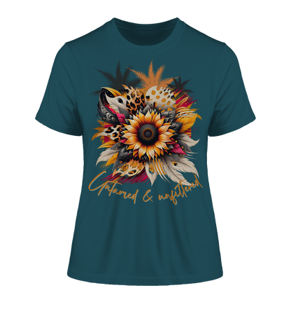 Fitted Ladies Organic Shirt mit kraftvollem Print für Damen