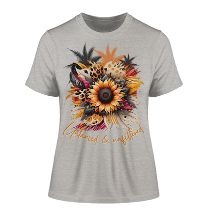 Fitted Ladies Organic Shirt mit kraftvollem Print für Damen