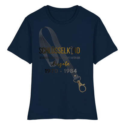 Schlüsselkind T Shirt für Damen Jahrgänge 1970 bis 1984