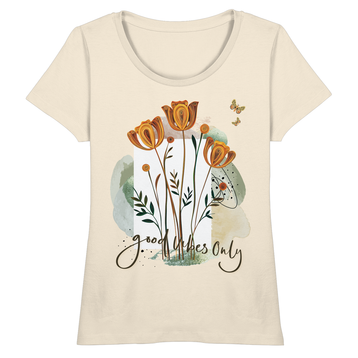 Good Vibes Only Shirt für Alltag & Freizeit