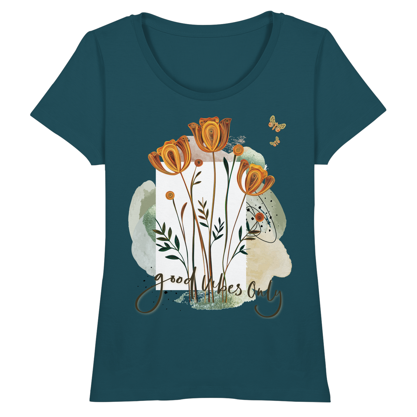 Good Vibes Only Shirt für Alltag & Freizeit