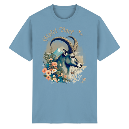 Charakteristisches Alpen-Design Heavy Cotton T-Shirt