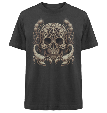 Inkanation – Skarabäus & Schädelkunst Oversized Organic Shirt