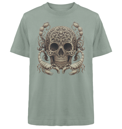Inkanation – Skarabäus & Schädelkunst Oversized Organic Shirt
