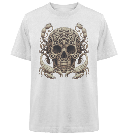 Inkanation – Skarabäus & Schädelkunst Oversized Organic Shirt