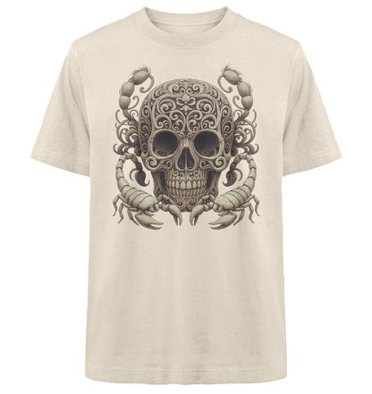 Inkanation – Skarabäus & Schädelkunst Oversized Organic Shirt