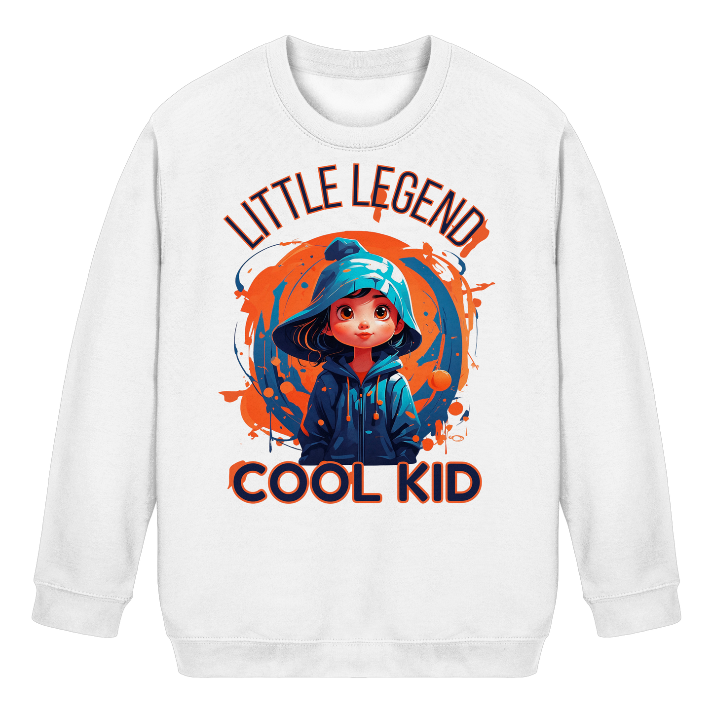 Kinder Sweater Little Legend – cooler Pullover für Jungen und Mädchen in Schule und Freizeit