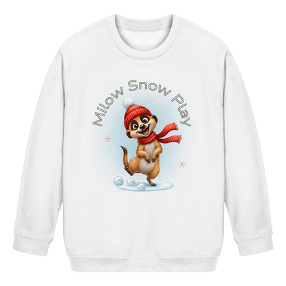 Milow Snow Play – Wintermotiv Sweatshirt für Kinder