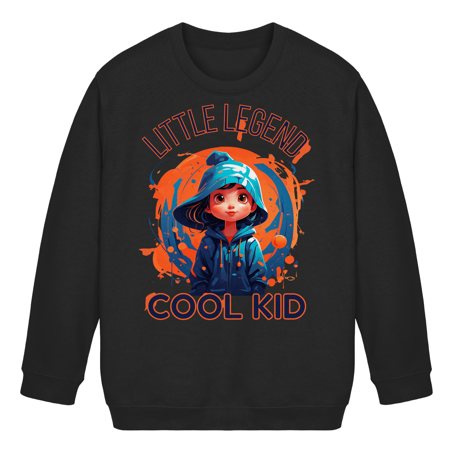 Kinder Sweater Little Legend – cooler Pullover für Jungen und Mädchen in Schule und Freizeit