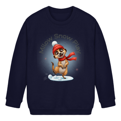 Milow Snow Play – Wintermotiv Sweatshirt für Kinder
