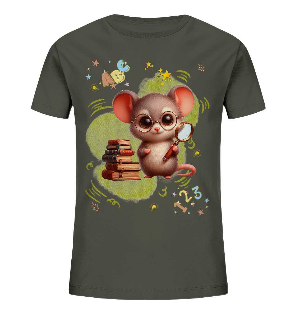 Lustiges Kinder- Shirt für Schule, Kita & Alltag  - Kids Organic Shirt