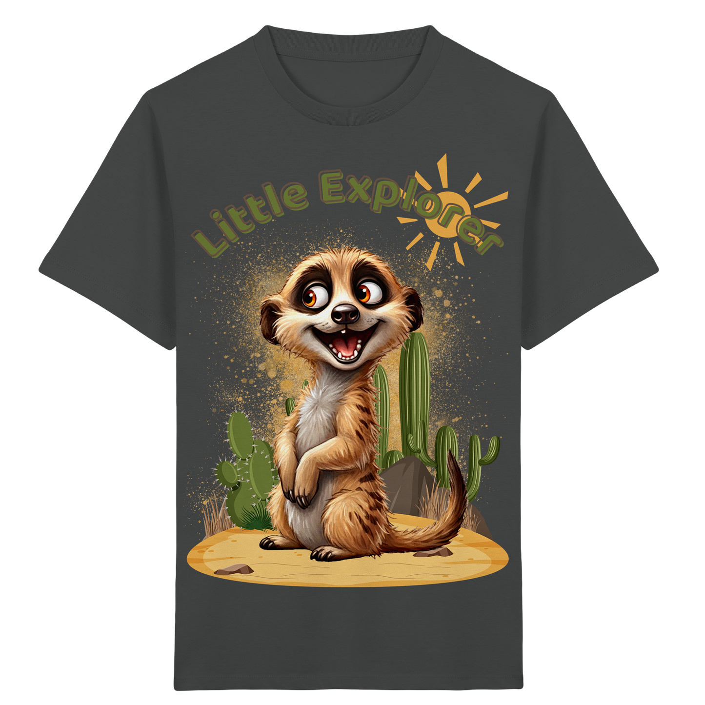 Kids Organic Shirt Little Explorer Adventure