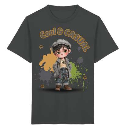 Kids Organic Shirt Cool & Casual – Jungen T-Shirt aus Bio-Baumwolle im Streetstyle Look