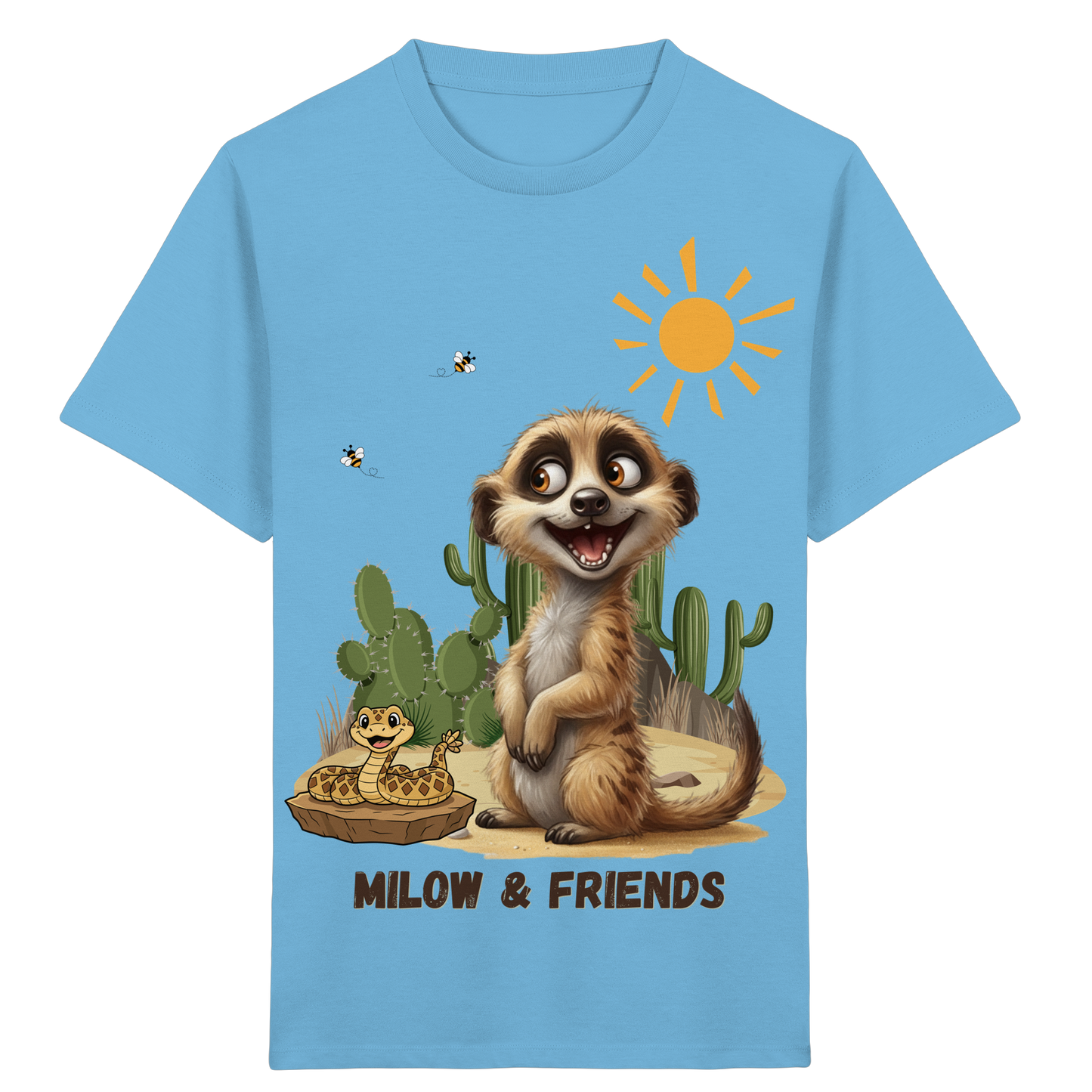 Milow Kids Organic Shirt, das freche Motiv von Kunst & Klamotte