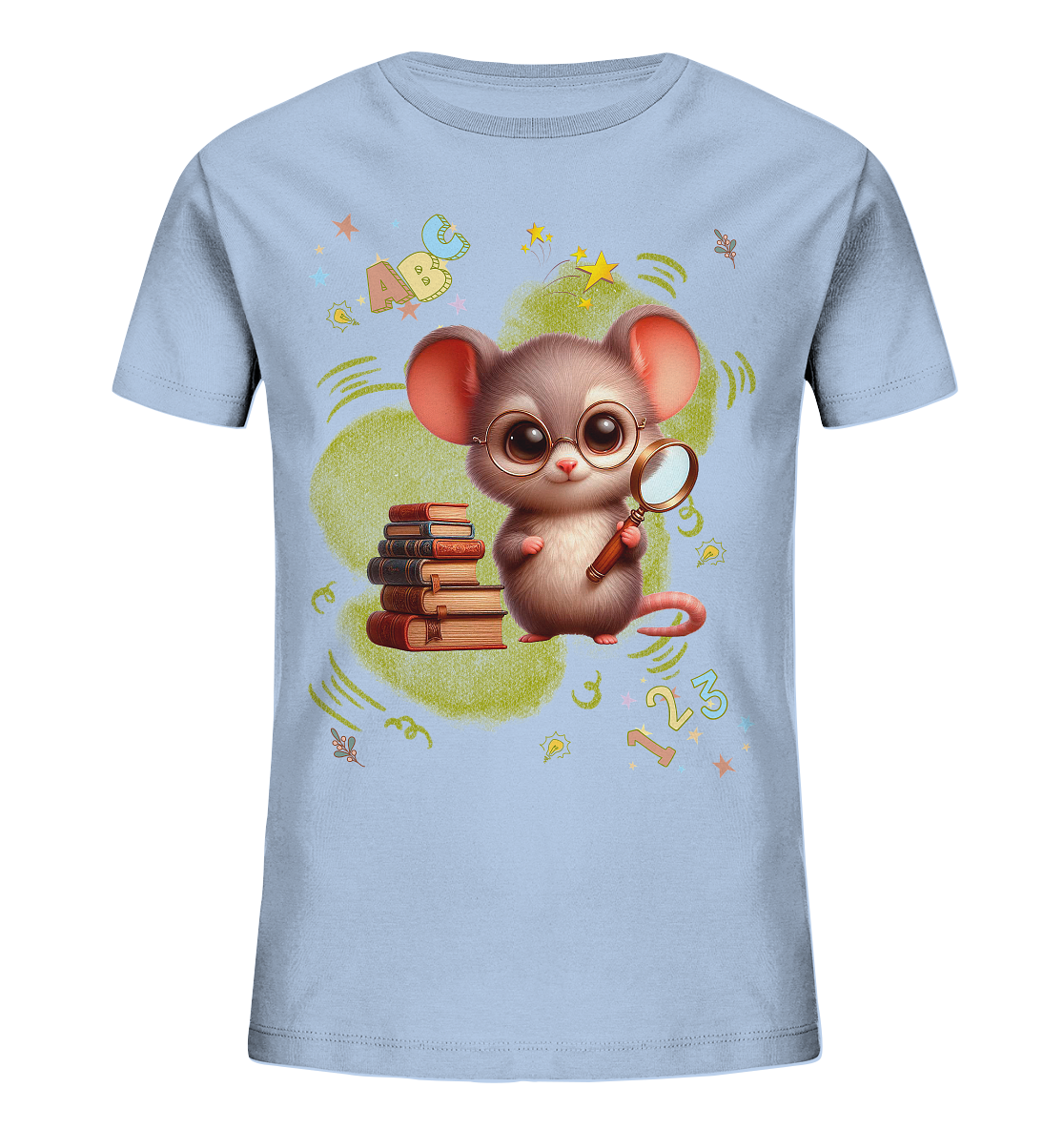 Lustiges Kinder- Shirt für Schule, Kita & Alltag  - Kids Organic Shirt