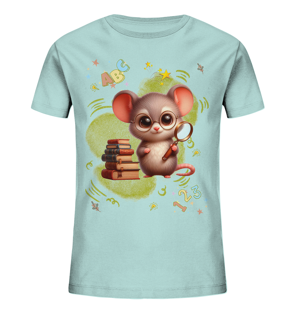 Lustiges Kinder- Shirt für Schule, Kita & Alltag  - Kids Organic Shirt