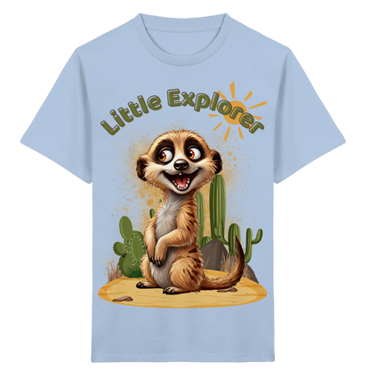 Kids Organic Shirt Little Explorer Adventure