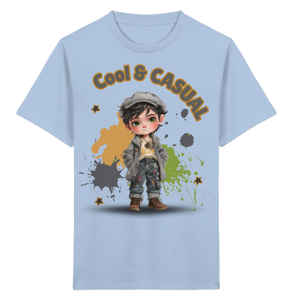 Kids Organic Shirt Cool & Casual – Jungen T-Shirt aus Bio-Baumwolle im Streetstyle Look
