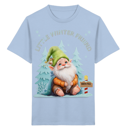 Little Winter Friend – Kinder Organic Shirt mit Winterwichtel