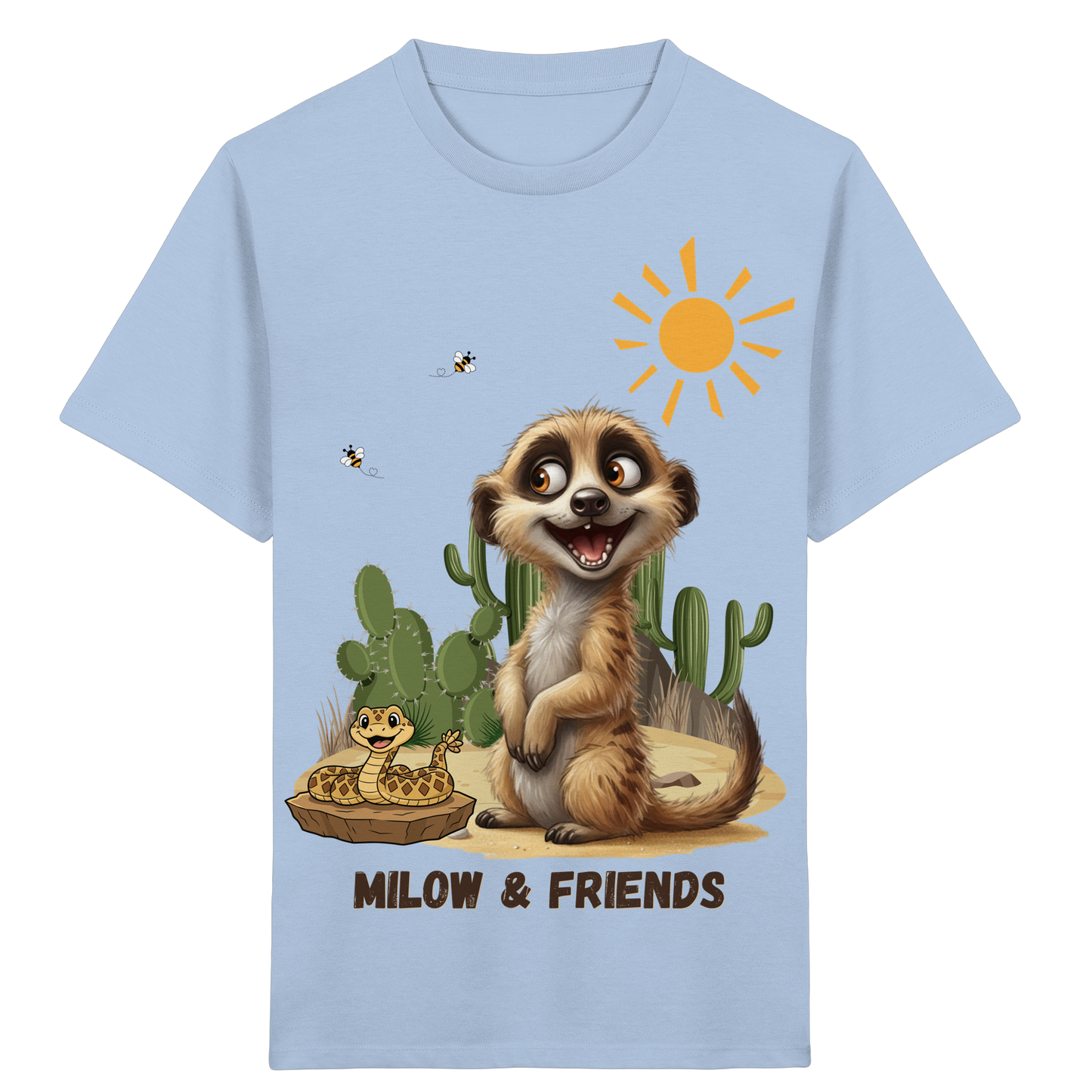 Milow Kids Organic Shirt, das freche Motiv von Kunst & Klamotte