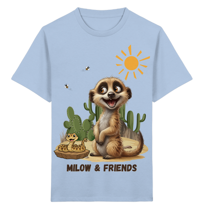 Milow Kids Organic Shirt, das freche Motiv von Kunst & Klamotte