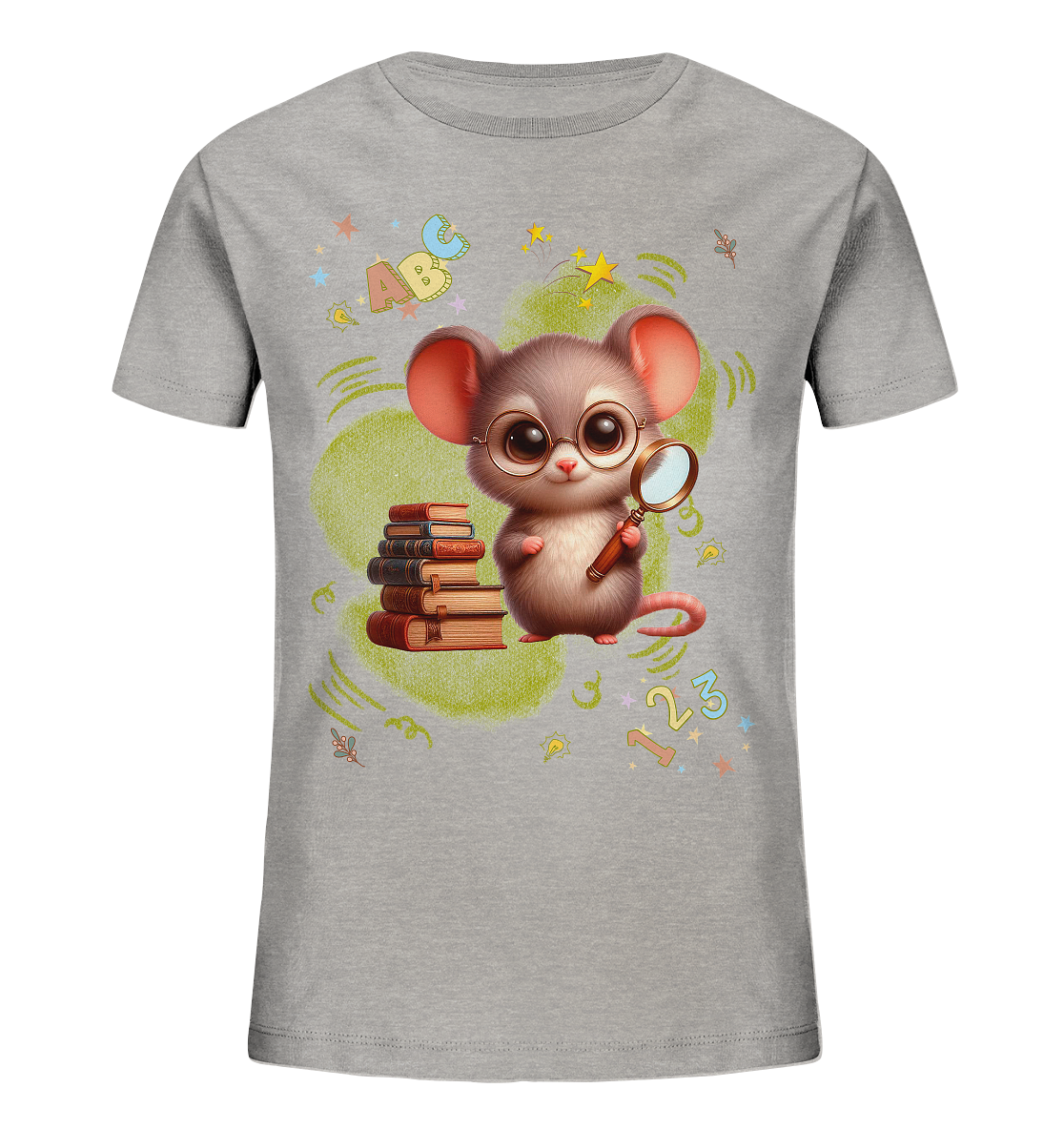 Lustiges Kinder- Shirt für Schule, Kita & Alltag  - Kids Organic Shirt