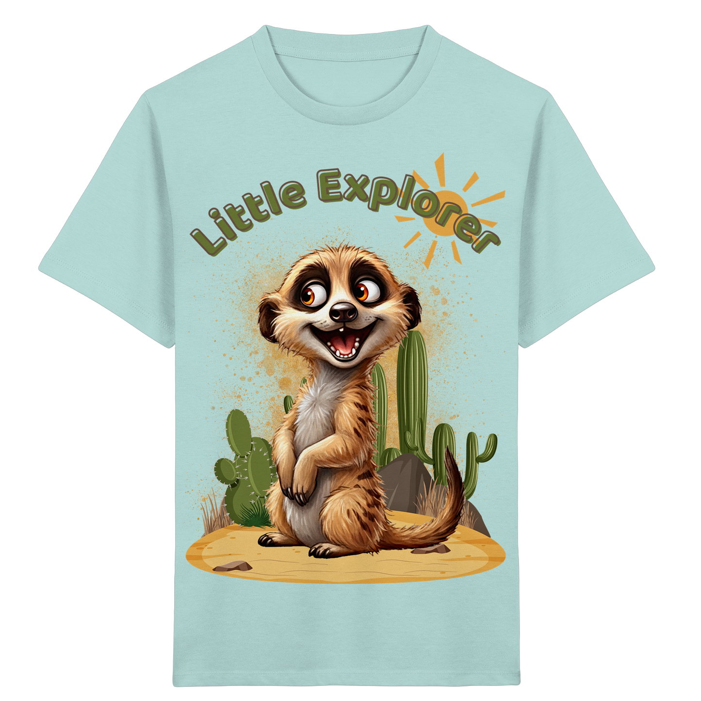 Kids Organic Shirt Little Explorer Adventure