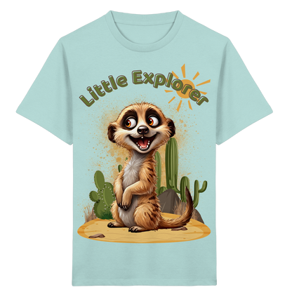 Kids Organic Shirt Little Explorer Adventure