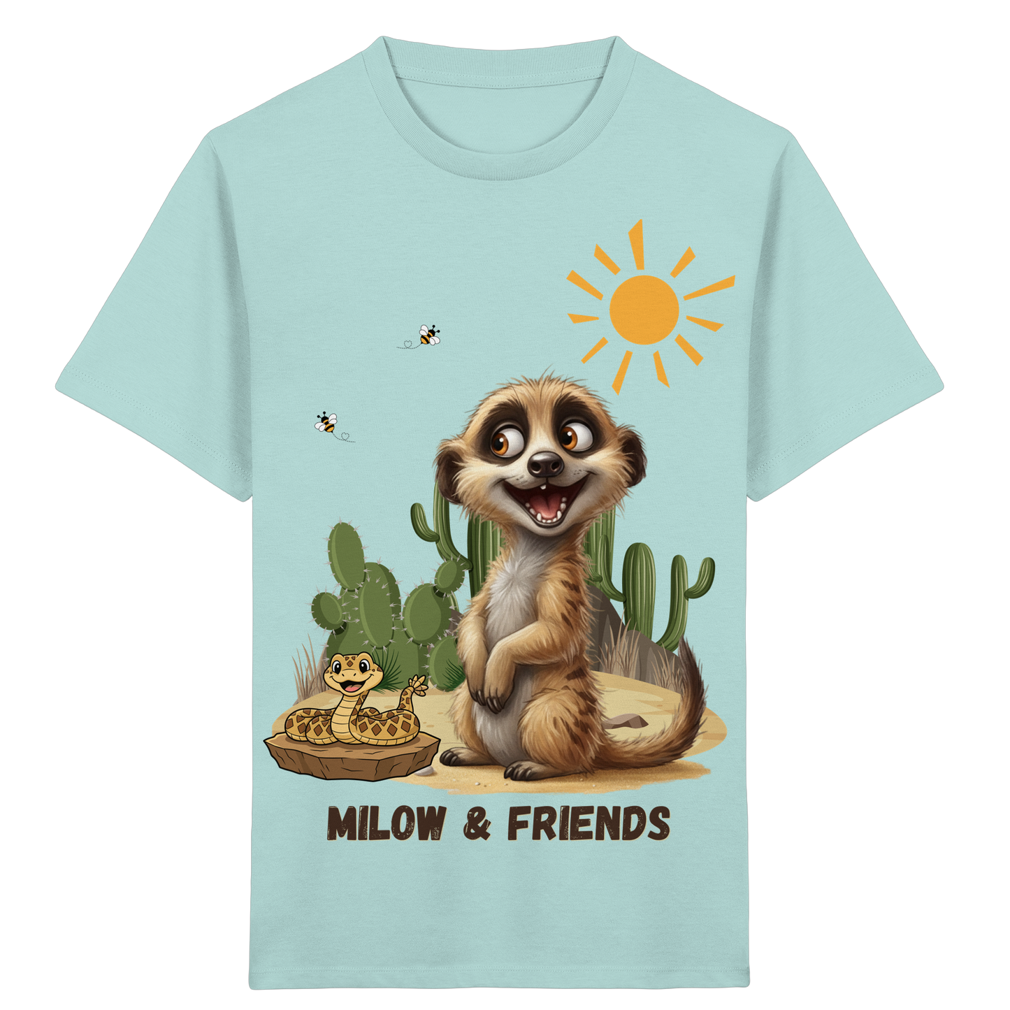 Milow Kids Organic Shirt, das freche Motiv von Kunst & Klamotte