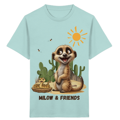 Milow Kids Organic Shirt, das freche Motiv von Kunst & Klamotte