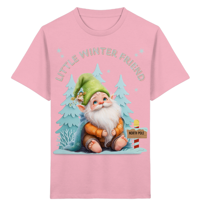 Little Winter Friend – Kinder Organic Shirt mit Winterwichtel