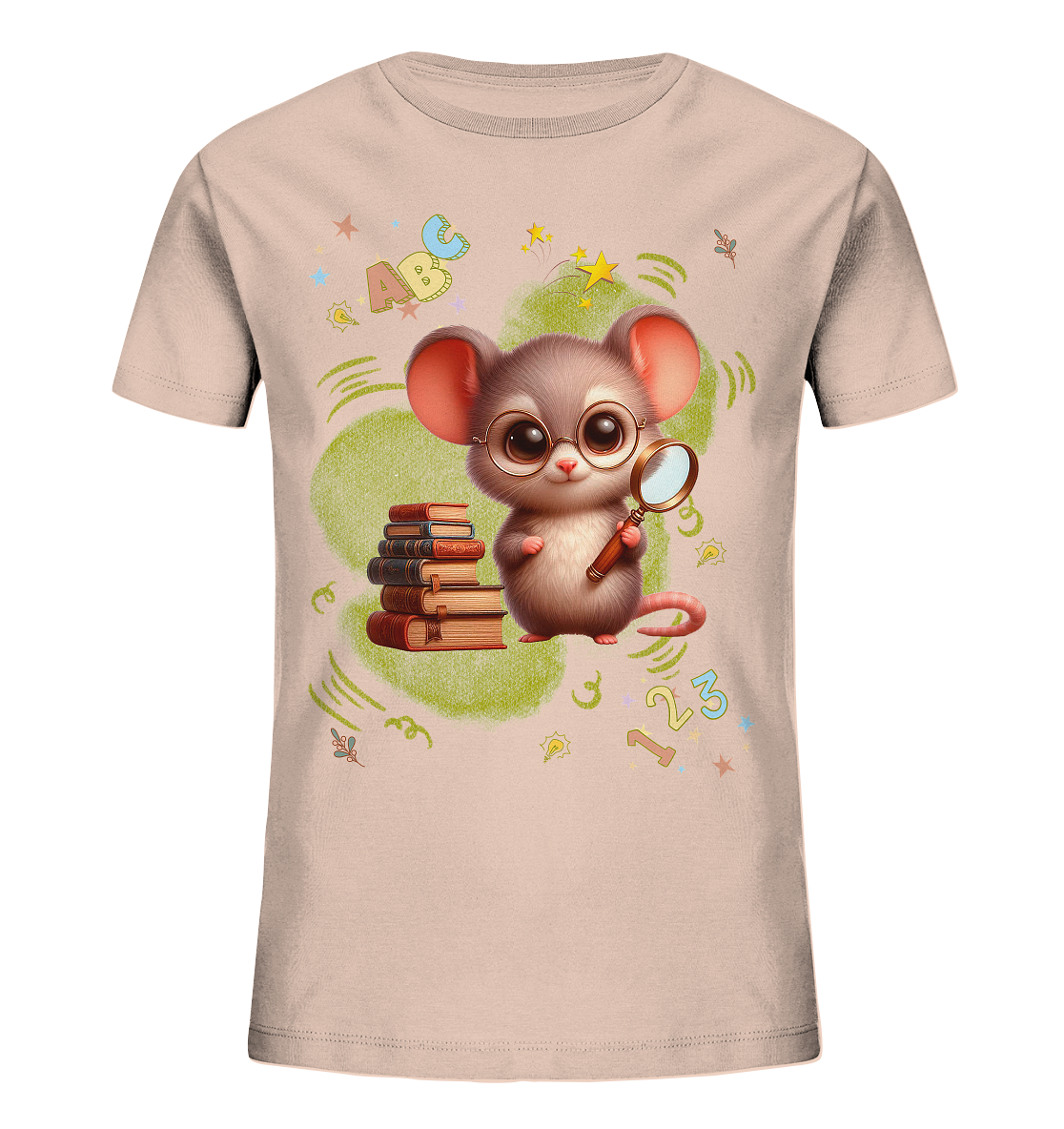 Lustiges Kinder- Shirt für Schule, Kita & Alltag  - Kids Organic Shirt